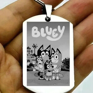 Bluey hot family dog kids favorite to show keychain